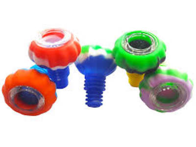 Silicone and Glass bowl 14mm &16mm