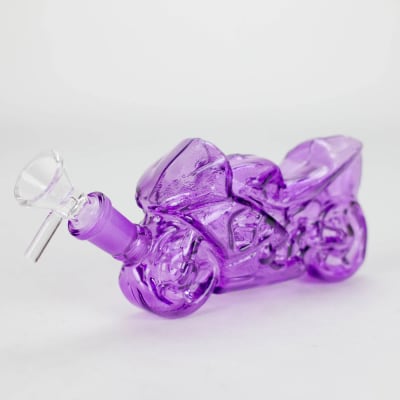 7 Purple Heavy Bike Soft Glass