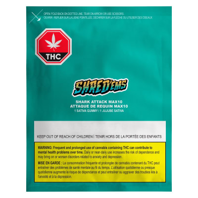 Shark Attack Max10 (VEG) - 1x10mg THC Sativa