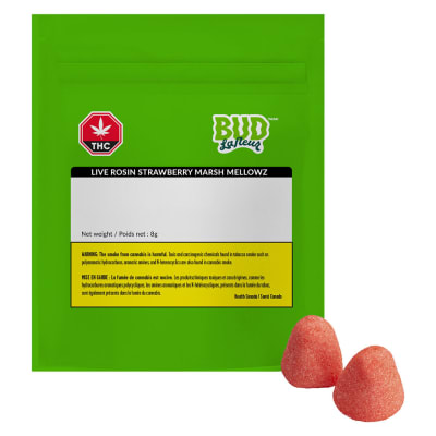 Live Rosin Strawberry Marsh Mellowz - 2x 5mg THC Indica