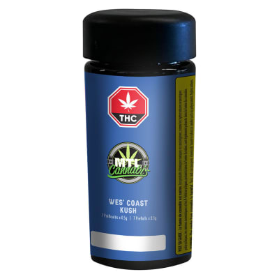 Wes' Coast Kush Pre-Rolls - 7x0.5g Indica