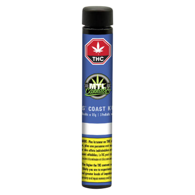 Wes' Coast Kush Pre-Rolls - 3x0.5g Indica