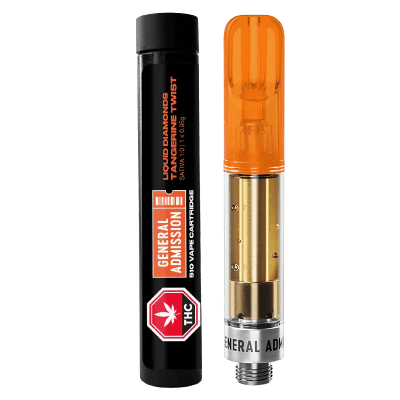 Tangerine Twist Liquid Diamond 0.95g Vape Cartridge