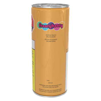 Poppin Peach Splash Zero - Hybrid - 355ml Beverages