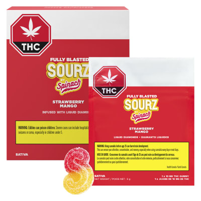 Fully Blasted Strawberry Mango Gummies 10x1 Pack