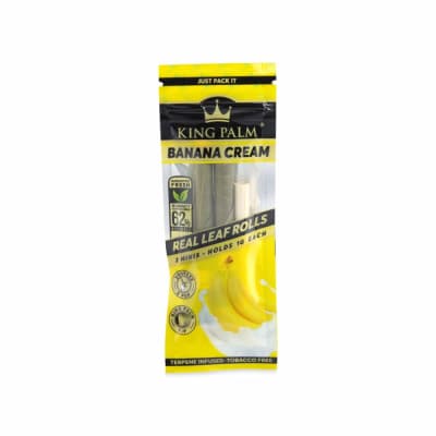 King Palm - Mini Pre-roll - Banana Cream 2pk
