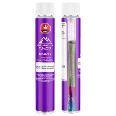 Project X Pre-Rolls by Valhalla Flwr - Project X Pre-Rolls - 3x0.5g