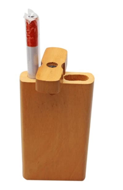 Dugout Light Teak Plain - Large - Genuine Pipe Co - Dugout Light Teak Plain - Large