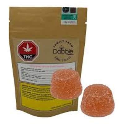 (E) *Farm To Store* Strawberry Jam Live Rosin Chews 10 x 10mg by Dabble Cannabis Co