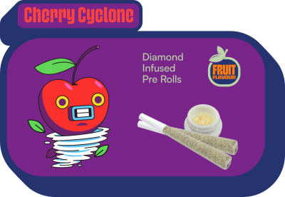 Cherry Cyclone Infused Pre-Rolls by Terra labs 3x0.5g