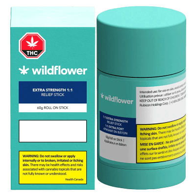 Wildflower Extra Stength 1:1 Relief Stick (CBD, THC)