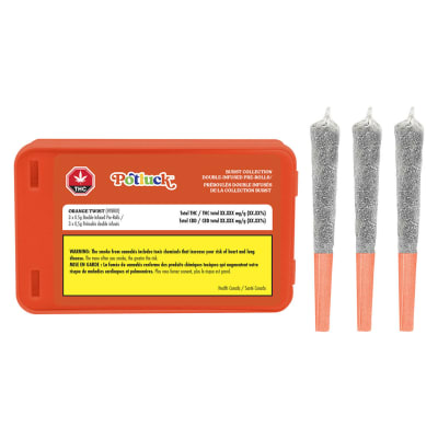 Orange Twist Infused Pre-Rolls - 3x0.5g Sativa