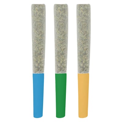 Double Infused Pre-Roll Taster Pack - 3x0.5g Hybrid