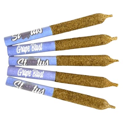 Grape Blast Liquid Diamond Infused Pre-Rolls - 5x0.25g Indica