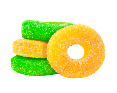 Sour Kiwi & Mango THC/CBG/CBD - Olli O's - Gummies 4pk
