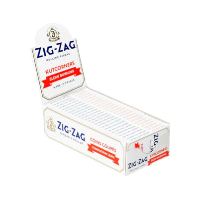 Zig Zag | White Kutcorner Papers Slow Burning