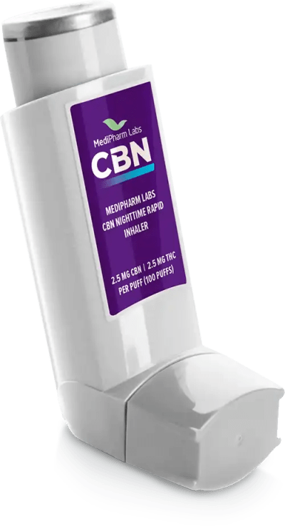 Medipharm Labs Shake & Puff Rapid Inhalers - 2.5mg : 2.5mg CBN:THC Nighttime Inhaler