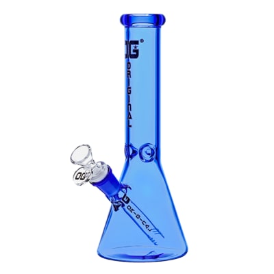 10" 4mm OG Original Colored Bong - Light Blue