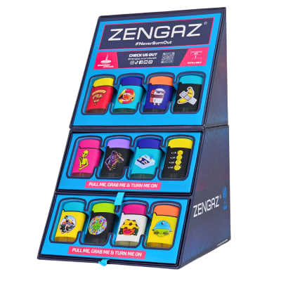 Series Jet Rubberized Cube Lighters