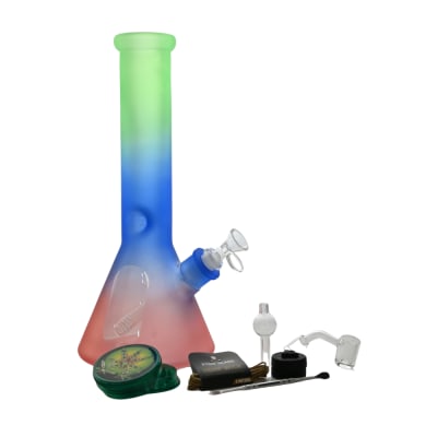 Iridescent Rainbow Bong In Dab