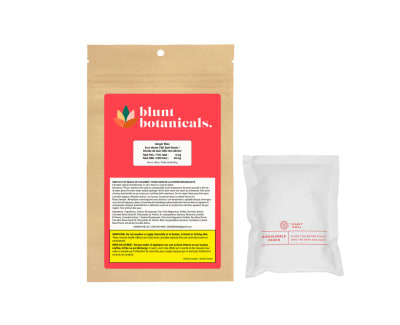 Ginger Bliss Holiday Bath Bomb, CBD 50mg, 90g