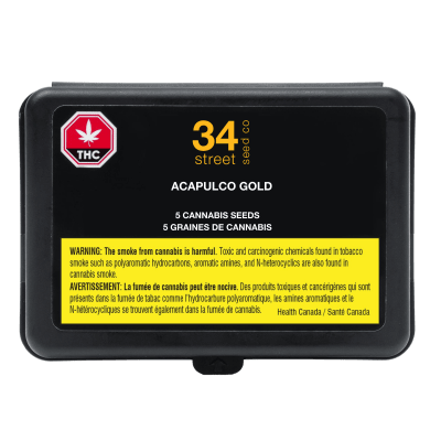 34 street seed co. - ACAPULCO GOLD - Sativa 5 Cannabis Seeds