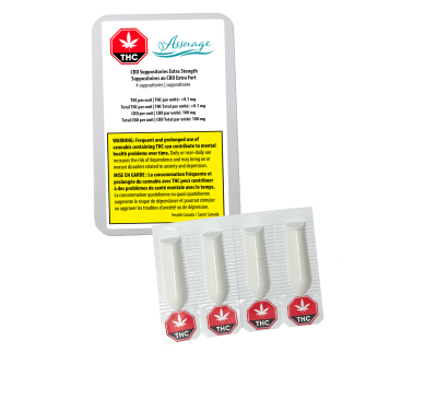 Assuage - Extra Strength CBD Suppositories - 4x100mg