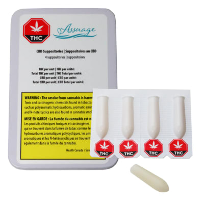 Assuage - CBD Suppositories - 4x50mg