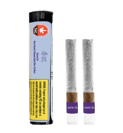 (C) Pink Grapes Live Rosin & Diamond Infused Blunts - 2x1g