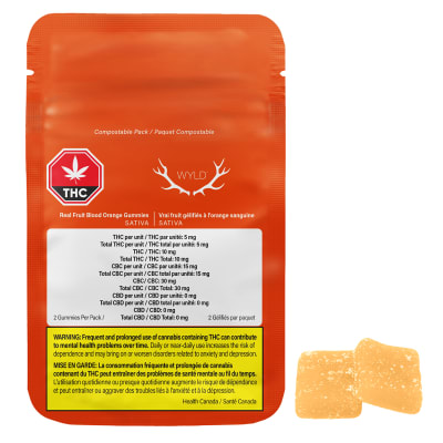 Wyld - BLOOD ORANGE 3:1 CBC - 2x5mg
