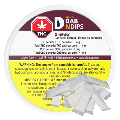Dab Bods - DAB N DIPS CHERRY - 10x10mg