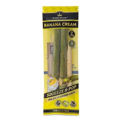 King Palm - Banana Cream Wrap - 2 Pack