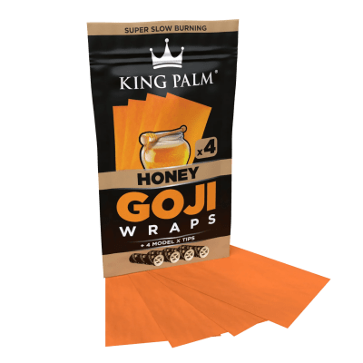 King Palm - Honey Goji Wraps - 4 Pack