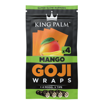King Palm - Mango Goji Wraps - 4 Pack