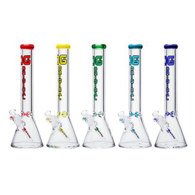 Original Glass - 16" Glass Beaker Bong - Assorted Colours