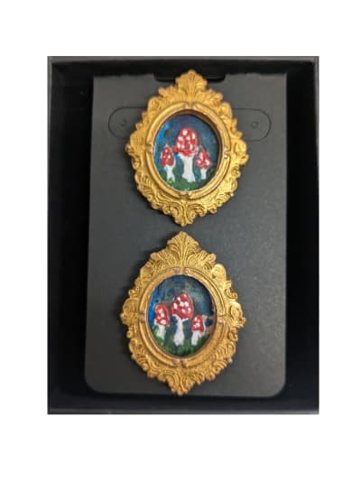 MikkaMakes Earrings - 'Painted' Earrings