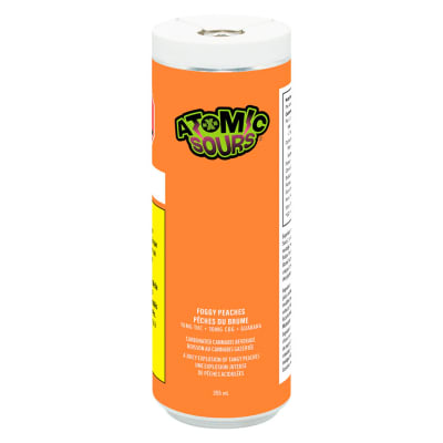 Xmg - ATOMIC SOURS FOGGY PEACHES 1:1 CBG - 355ml