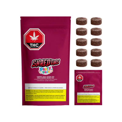Shred 'ems - PARTY PACK CHERRY COLA - 10x10mg