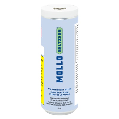 Mollo - KIWI PASSIONFRUIT SELTZER 2:1 CBG - 355ml