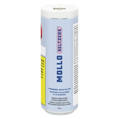 Mollo - STRAWBERRY GUAVA SELTZER 2:1 CBG - 355ml