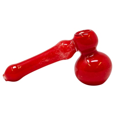 Maple Craft Pipes - Red Hammer Bubbler 7"