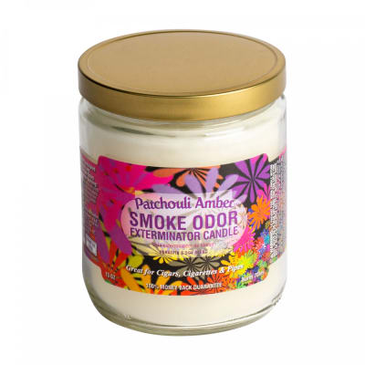 Smoke Odor - Patchouli Amber - 13oz Candle