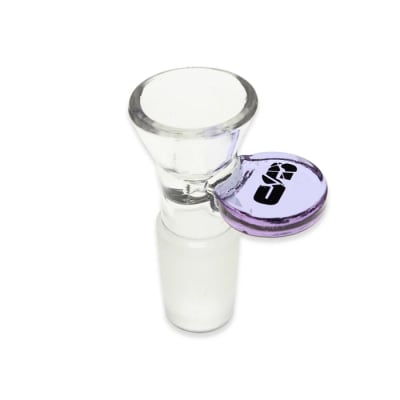 Paddle Bowl | Shatter'd Glassworks | 18mm Bowl Purple