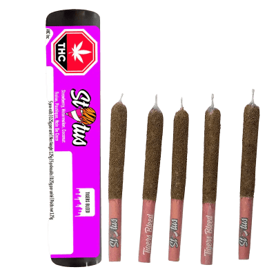 Status - TIGERS BLEED Liquid Diamond Infused - 5x0.25g Pre Rolls