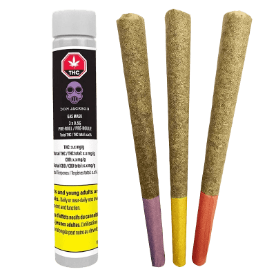 Gas Mask Variety Pack 3 x 0.5g Pre-Rolls