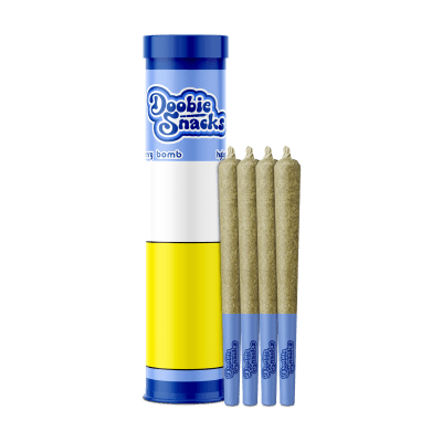 Doobie Snacks - BLUE SLUSHEE Terp Infused - 4x0.5g Pre Rolls