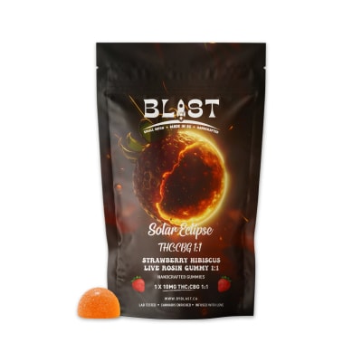Blast Multipack Gummies - Solar Eclipse Live Rosin 'Jumbo Pack" THC:CBG 1:1 10 x (1 x 10mg) Soft Chews
