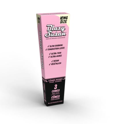 Blazy King Cone 3 pk - Pink King Size Cones 3 pack