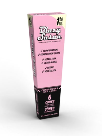 Pink 1 1/4 Blazy Suzan Cones 6 pack - Pink 1 1/4 Blazy Susan Cone 6 pk