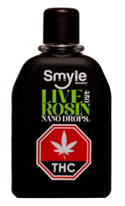 Live Rosin 450mg Nano Drops by Smyle Brands - Live Rosin Nano Drops (Dabble Berry) - 450mg